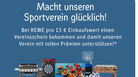 REWE - Scheine für Vereine
