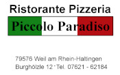 Piccolo Paradiso - Ristorante Pizzeria & Vereinsheim