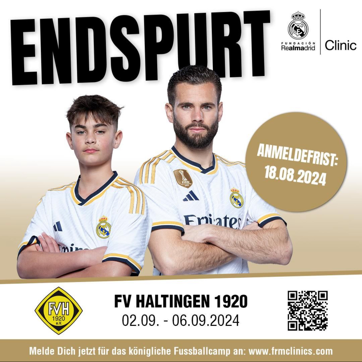 Der Countdown läuft – Die Real Madrid Fußballschule ist zu Gast beim FV Haltingen