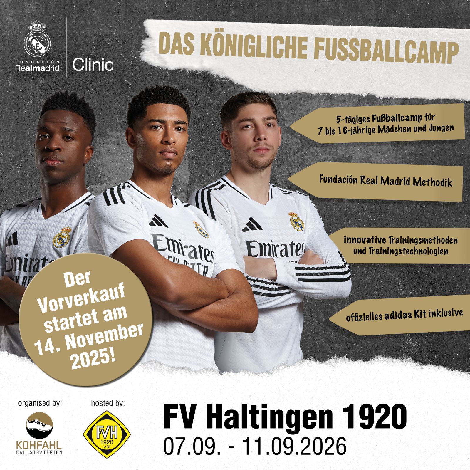 Königliches Fußballcamp 2026 wieder beim FV Haltingen – Anmeldung möglich
